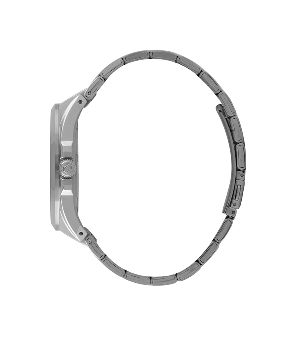 relógio orient analógico calendário mbss1424 p2sx prateado