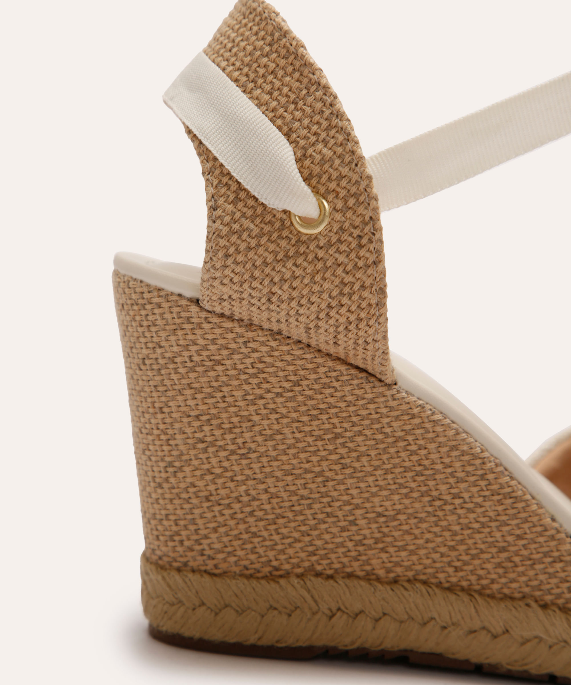sandália espadrille oneself off white