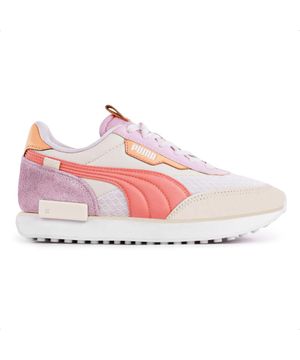 Tênis Puma Future Rider Soft Wns Feminino Bege e Rosa