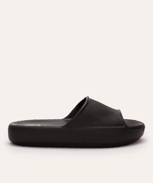 chinelo slide texturizado ace preto