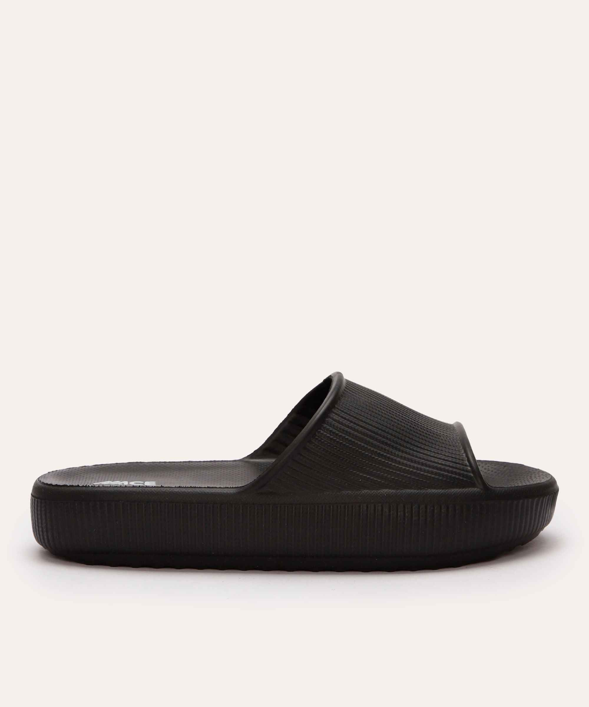 chinelo slide texturizado preto