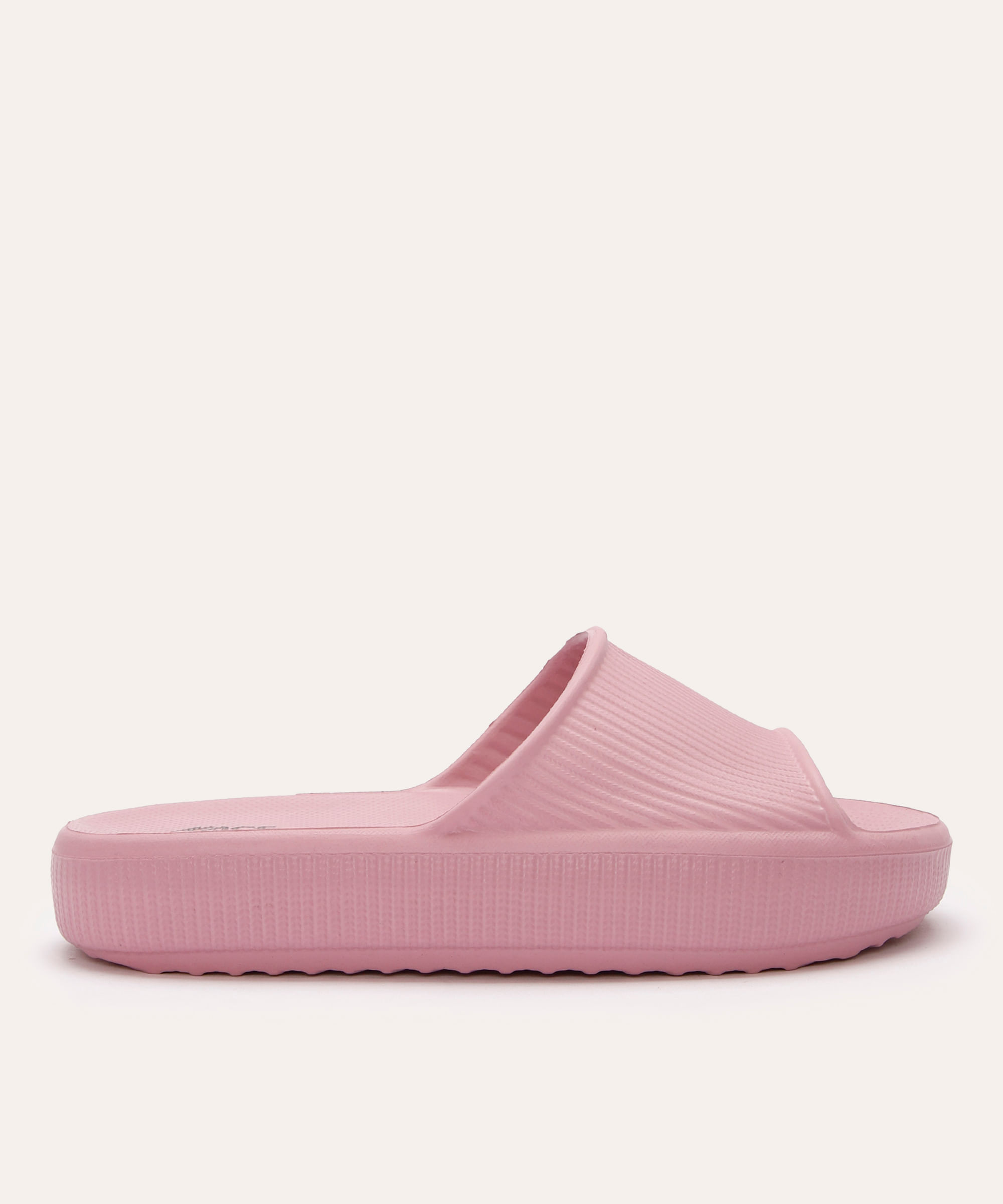 chinelo slide texturizado ace rosa