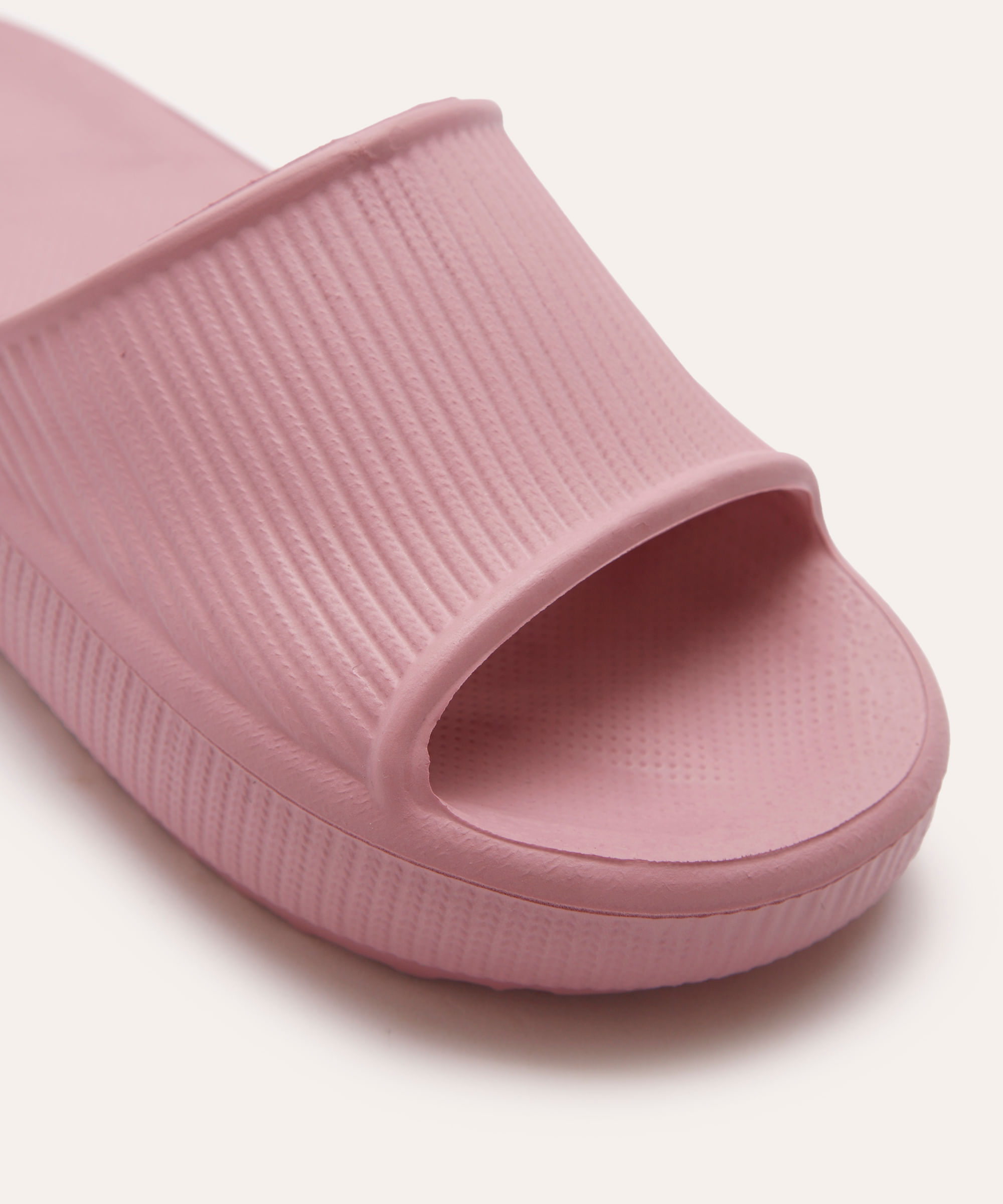 chinelo slide texturizado ace rosa