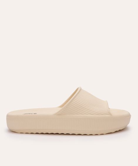 chinelo slide texturizado ace off white
