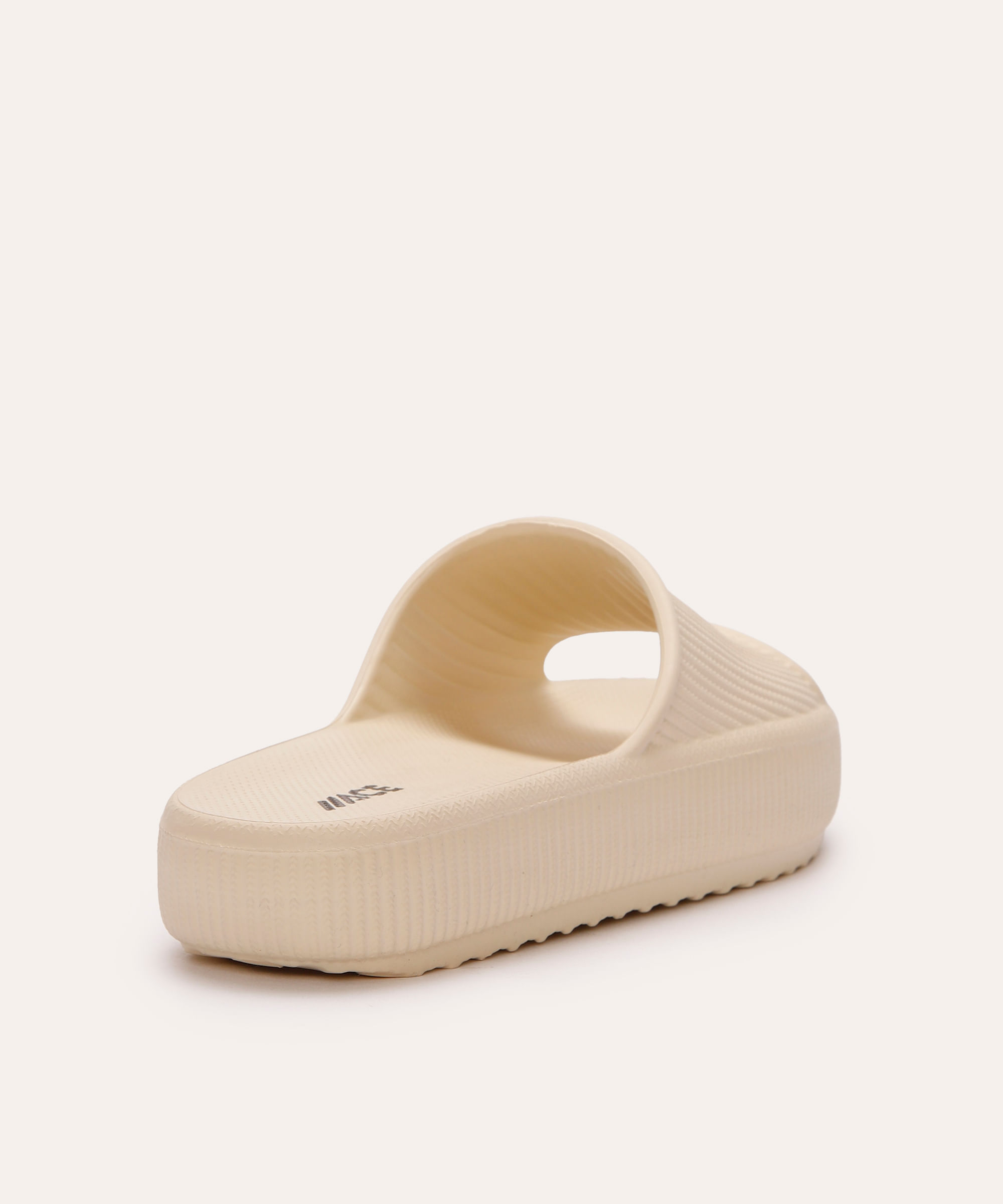 chinelo slide texturizado ace off white