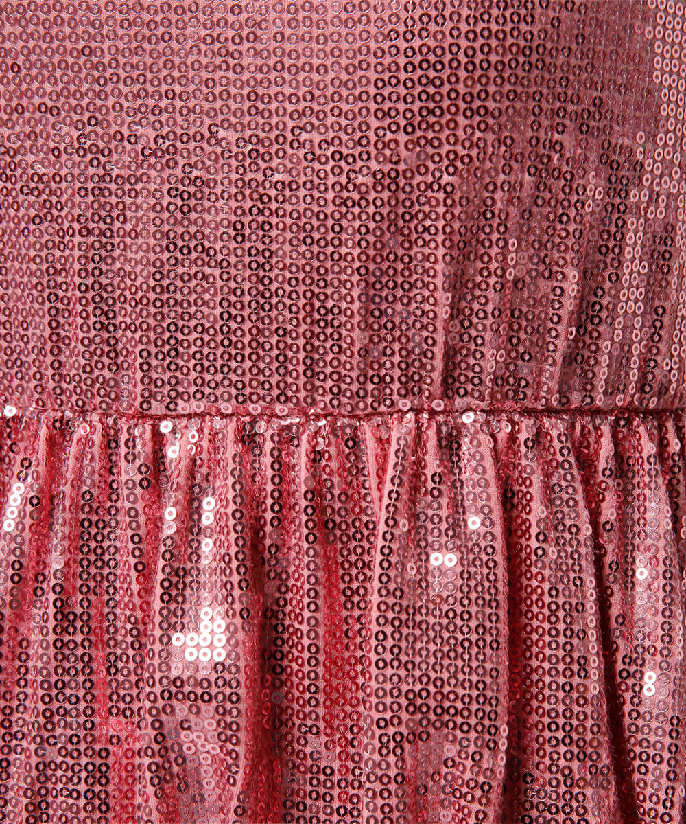 blusa balonê de paetê mindset rosa