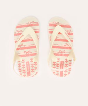 chinelo infantil classic baby bege