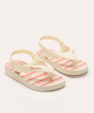 chinelo infantil classic baby bege