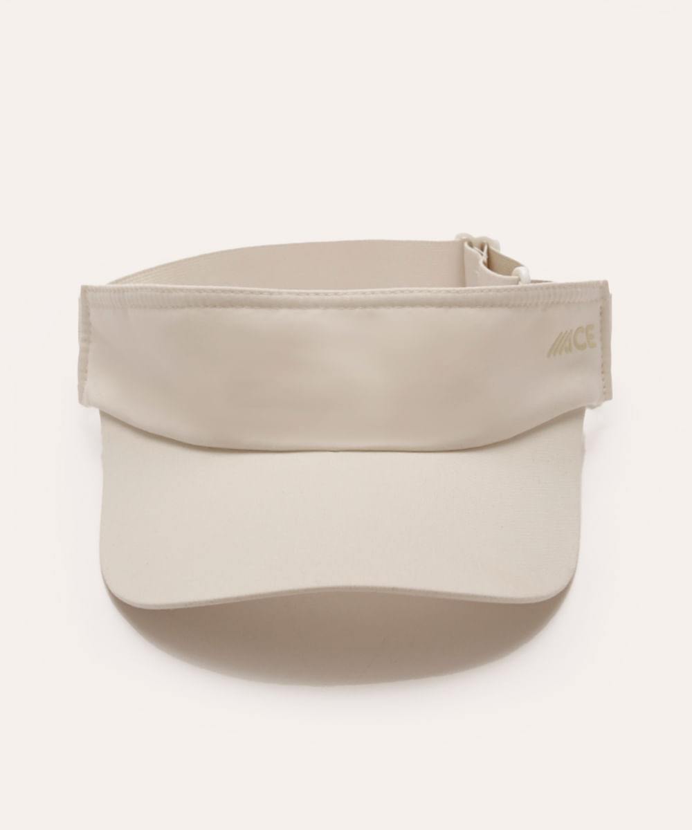 viseira esportiva ace aba curva off white