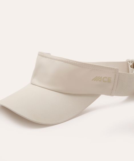 viseira esportiva aba curva off white