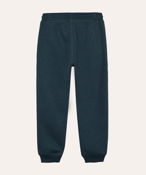 calça jogger infantil de moletom azul