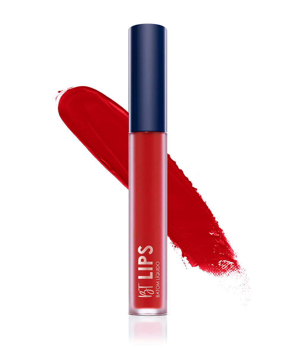 batom líquido bruna tavares matte bruna vermelho