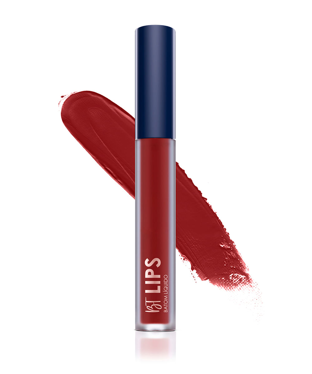 batom líquido bruna tavares matte roberta vermelho