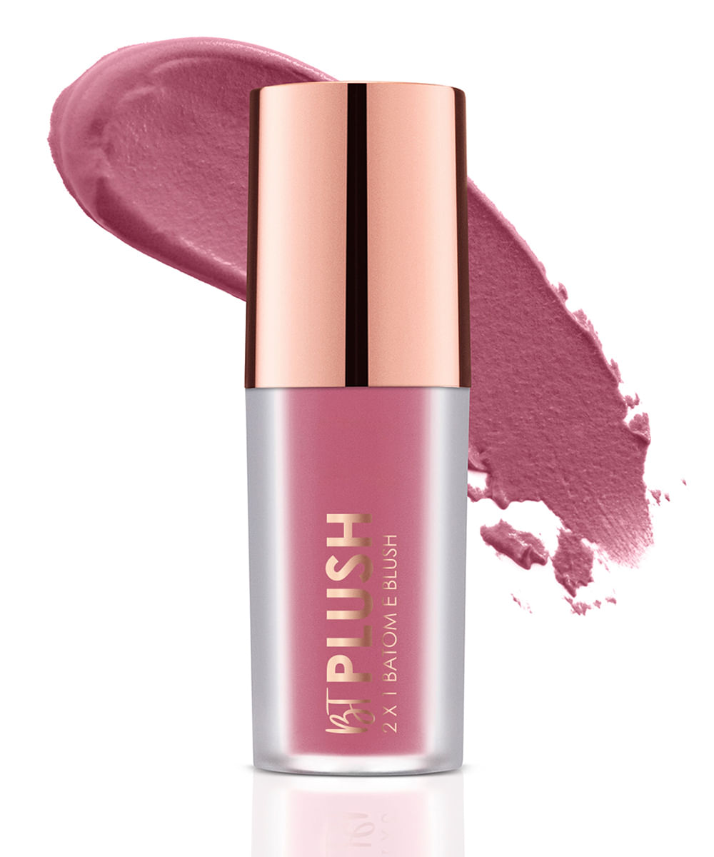 batom e blush bruna tavares plush mauve rosa