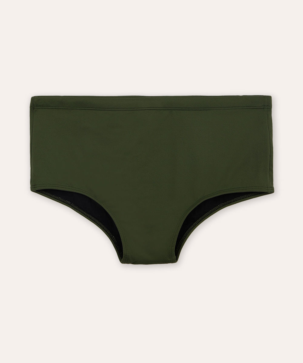 sunga boxer proteção uv verde