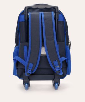 mochila de rodinha infantil patrulha canina azul