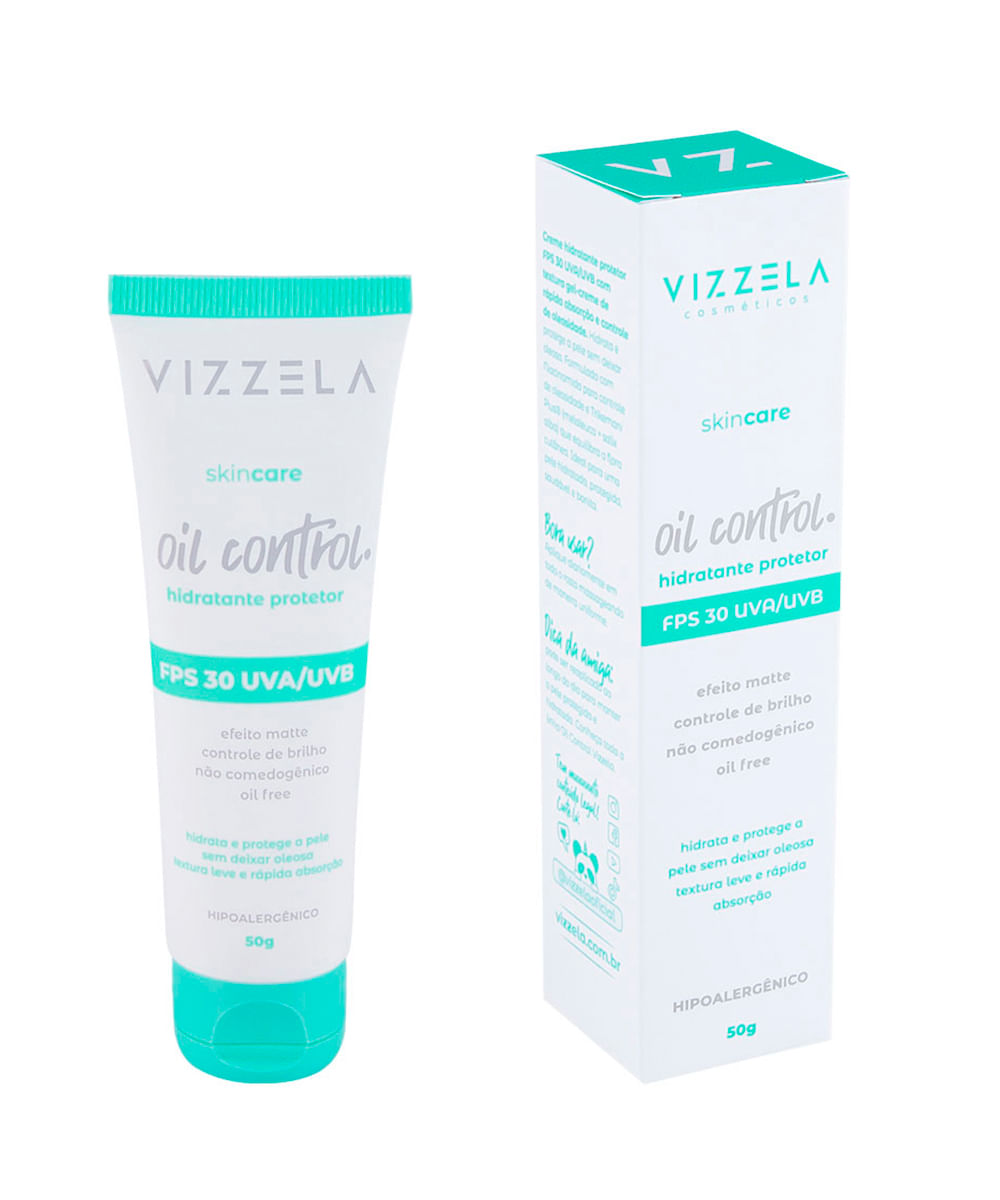 hidratante protetor vizzela fps 30 oil control 50g