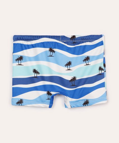 sunga infantil boxer coqueiro colorida