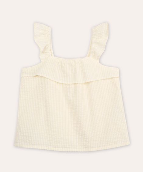 blusa infantil de algodão listrada colorida