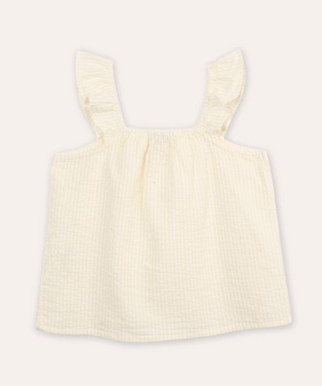 blusa infantil de algodão listrada colorida