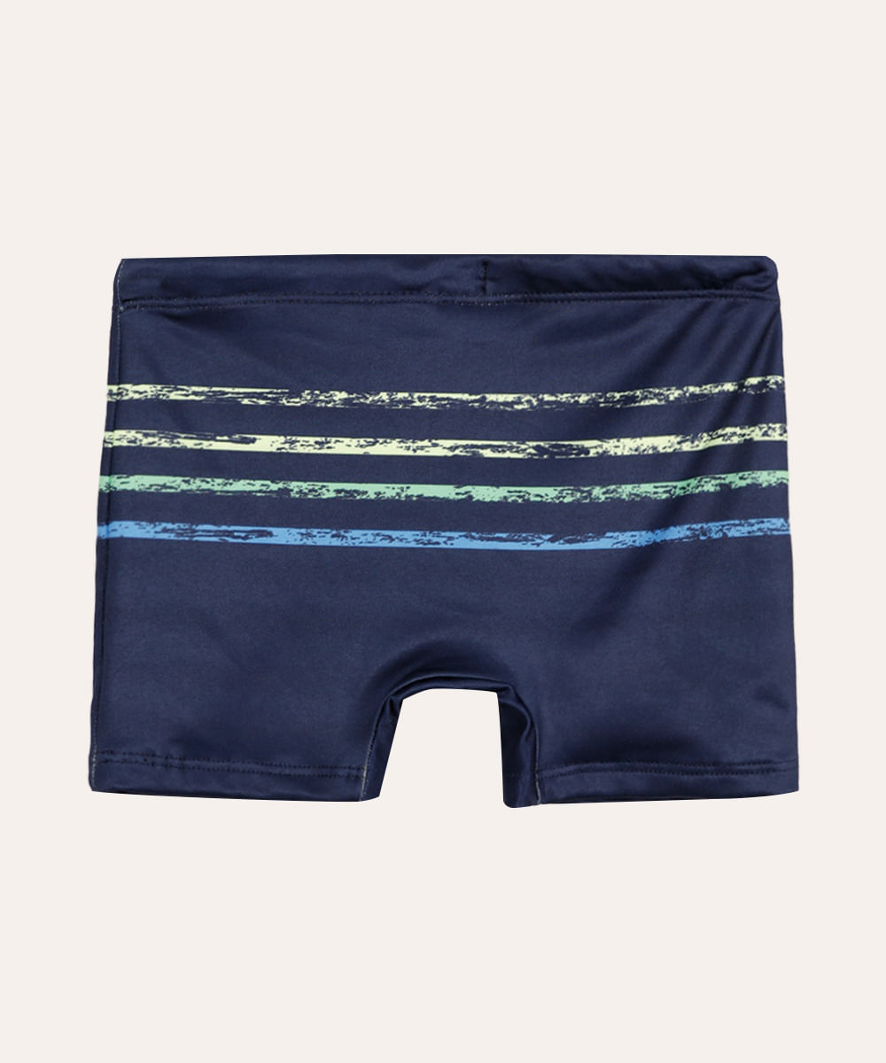 sunga infantil boxer listrada azul