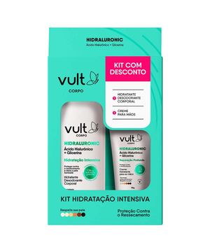 Vult Hidratação Intensa Kit - Hidratante Corporal -  Creme para Mãos