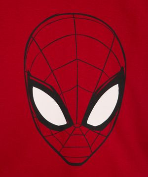 kit de 2 camisetas infantis homem aranha colorida