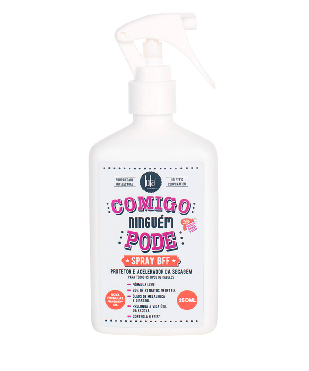 protetor térmico capilar lola comigo ninguém pode spray 250ml