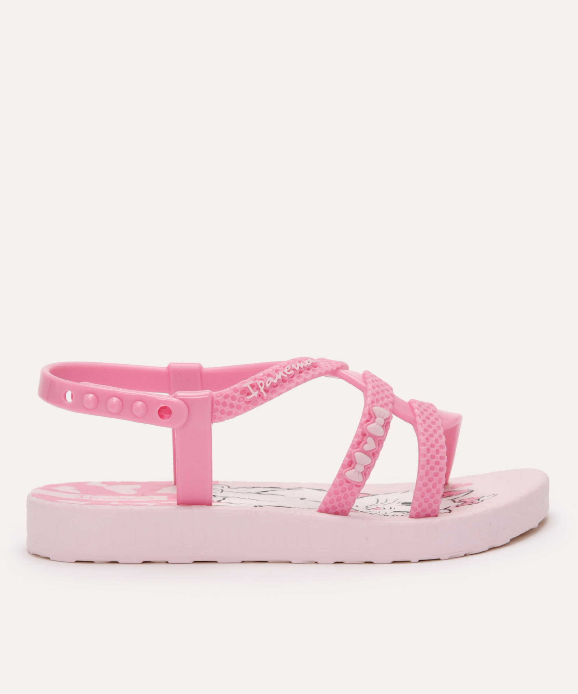 rasteirinha infantil ipanema marie rosa