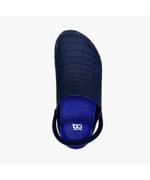 Sandália Clog Boaonda Babuche Casual Masculino Sola Removível Ultra Confort Azul