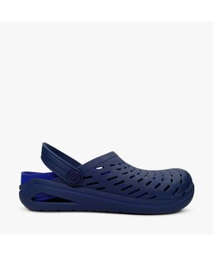 Sandália Clog Boaonda Babuche Casual Masculino Sola Removível Ultra Confort Azul