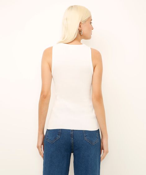 regata de tricot off white