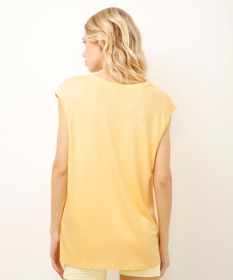 regata esportiva oversized amarela