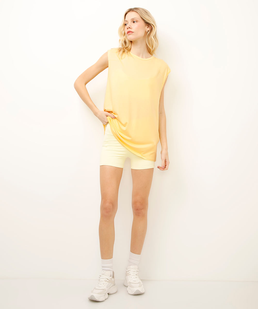 regata esportiva ace oversized amarela