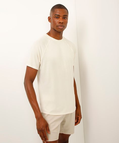 camiseta raglan esportiva cinza
