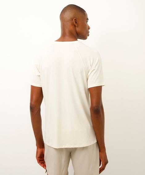 camiseta raglan esportiva cinza