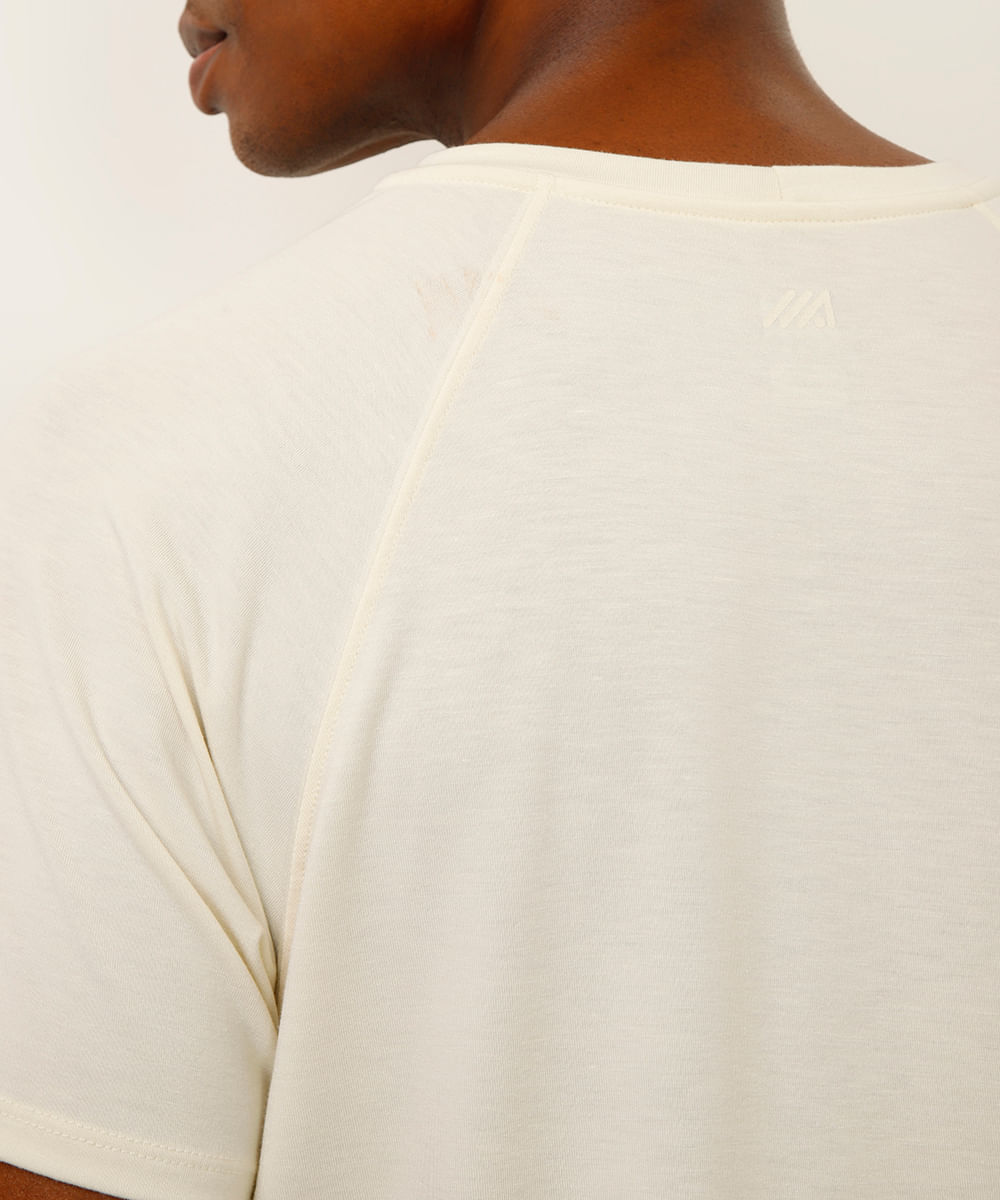 camiseta raglan esportiva ace cinza