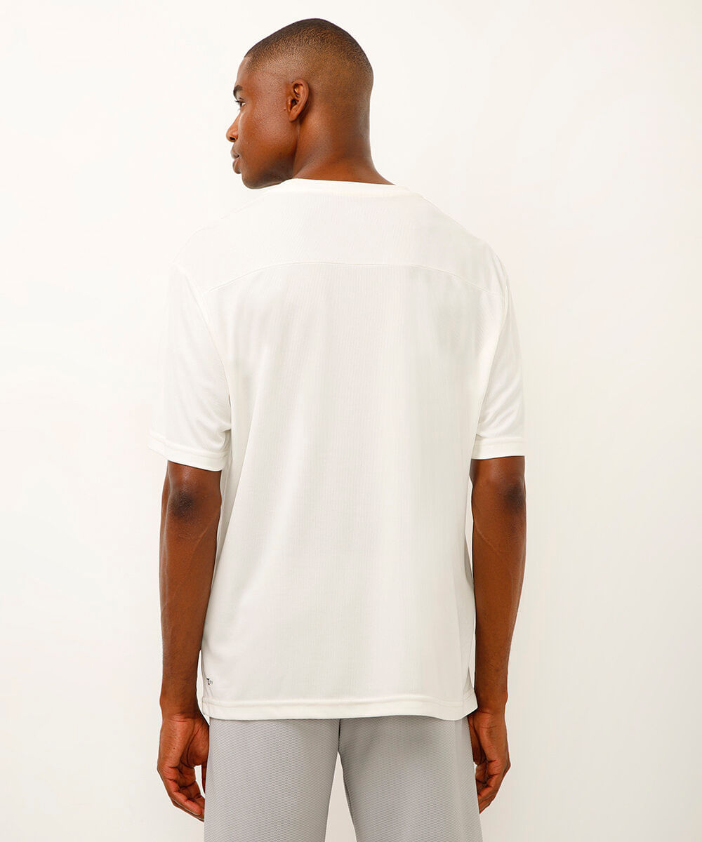 camiseta esportiva oversized masculina cinza