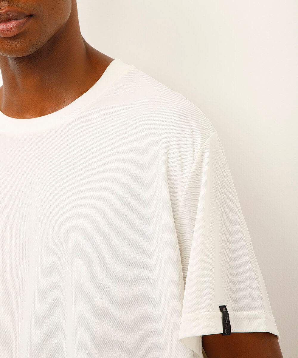 camiseta esportiva oversized masculina cinza