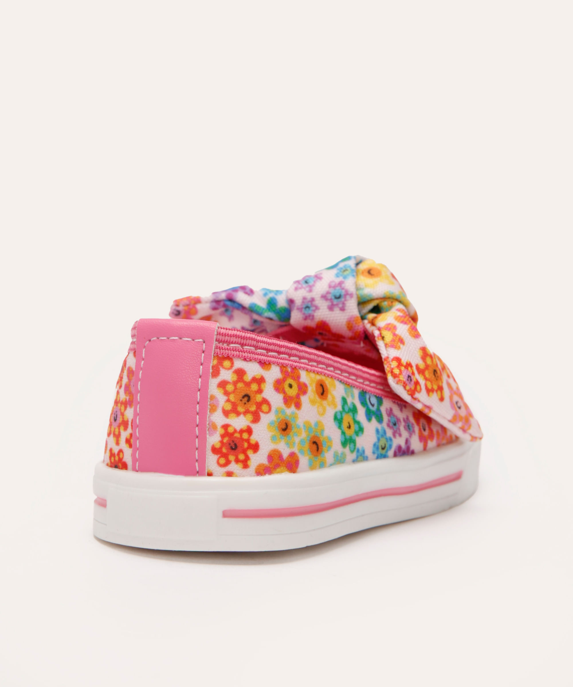 alpargata infantil floral mooui colorida