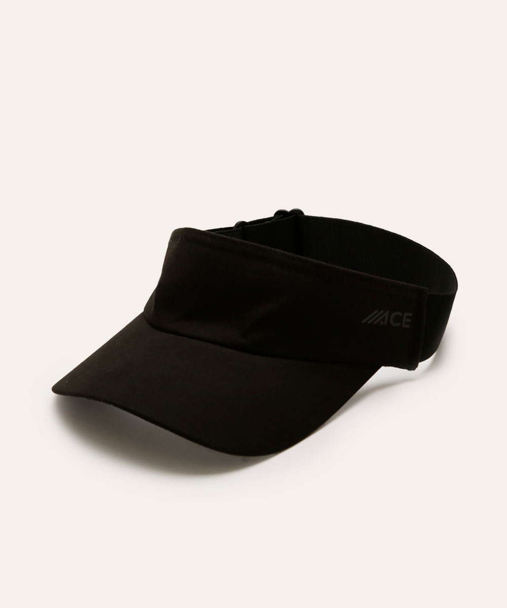 viseira esportiva aba curva preta