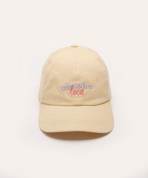 boné aba curva mucho loca - amarelo