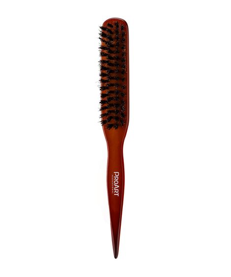 escova de cabelo proart para acabamento e penteado marrom