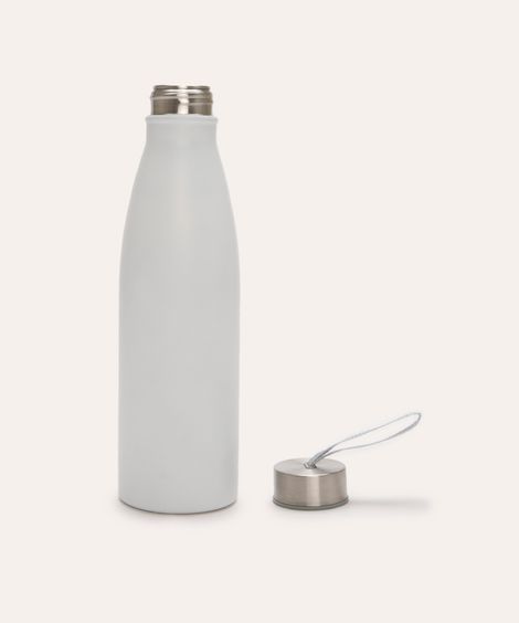 garrafa de metal sardinhas 750ml branca