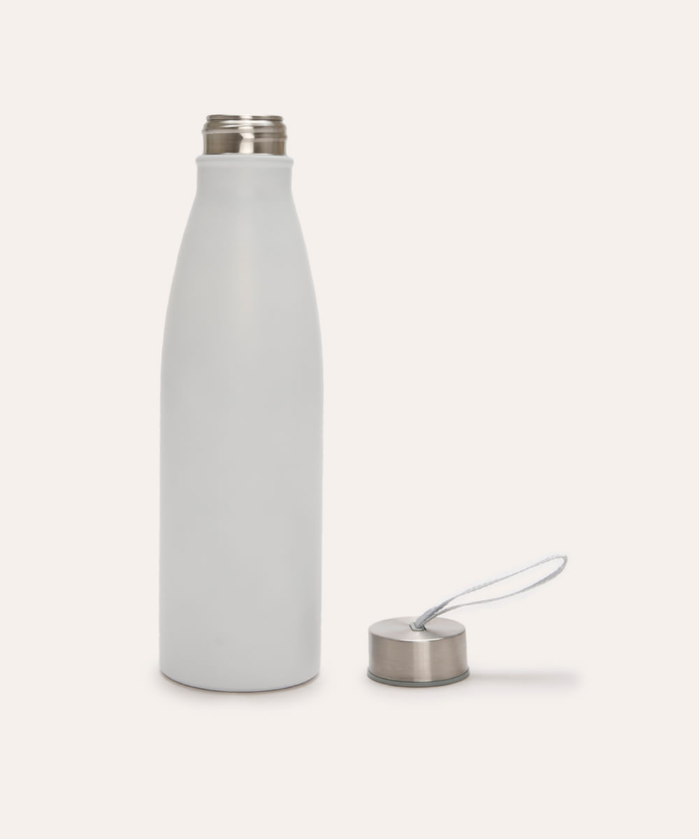 garrafa de metal sardinhas 750ml branca