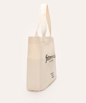 bolsa tote bag shopper fitness club ace off white