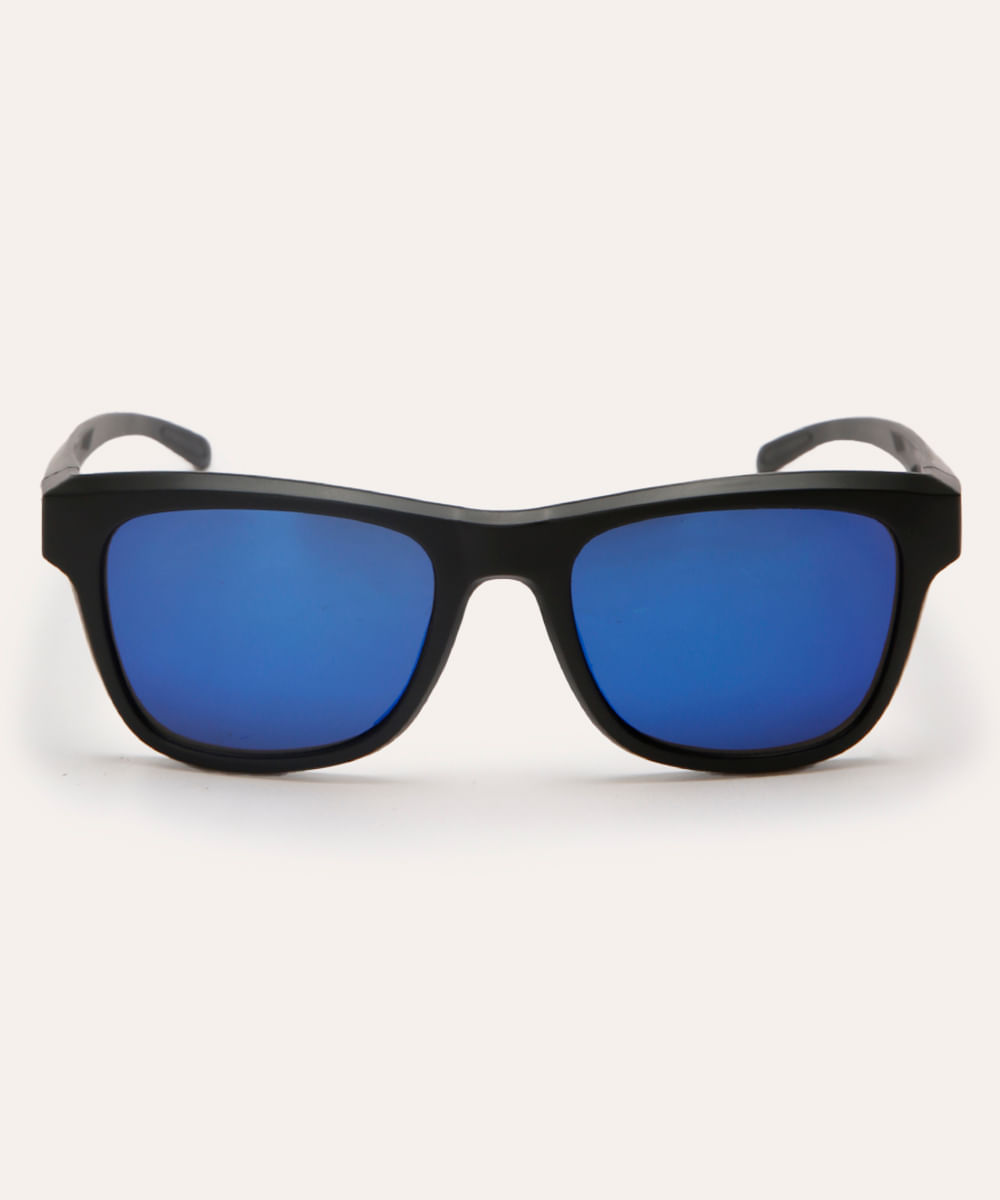 óculos de sol oval  triton preto
