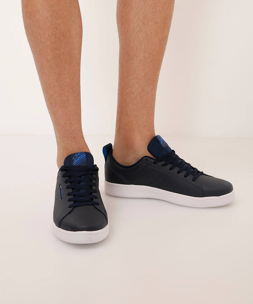 tênis olympikus casual cano baixo azul