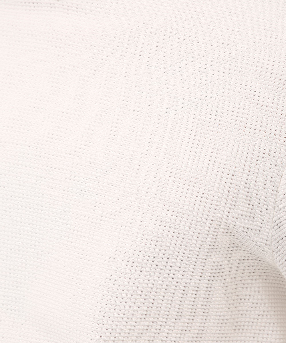 blusa manga longa com capuz texturizada off white