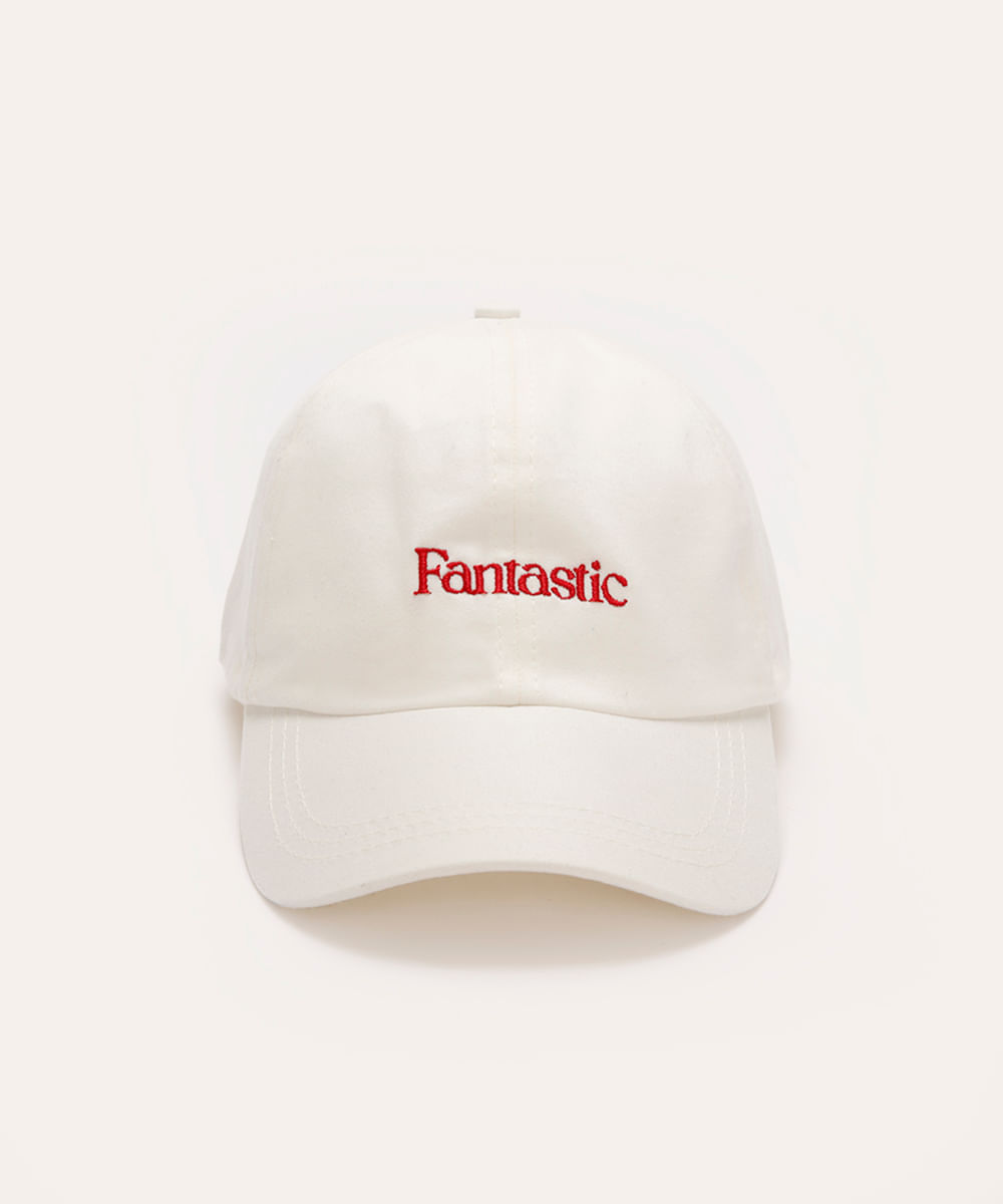 boné de sarja aba curva fantastic off white